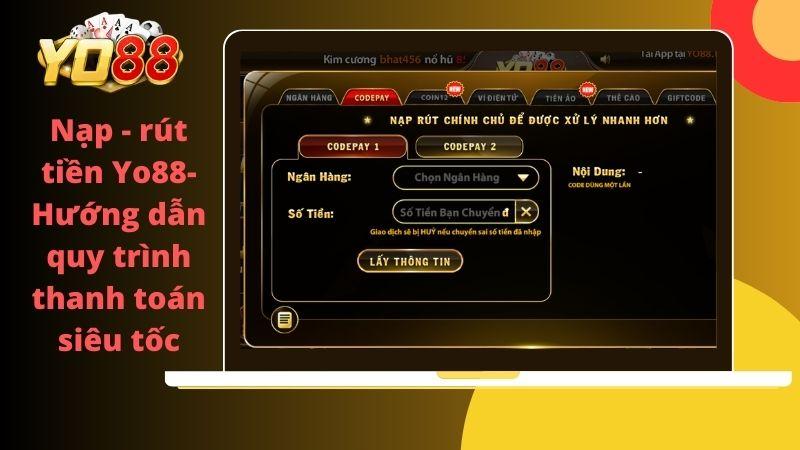 Hướng Dẫn Nạp Tiền Yo88 Nhanh Chóng, An Toàn, Tiện Lợi 2 Điều kiện để nạp tiền Yo88