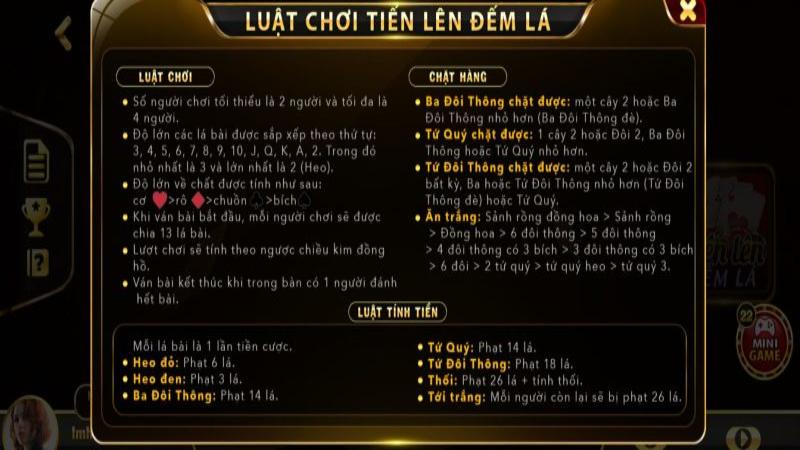 Tiến Lên Đếm Lá Yo88: Luật Và Cách Chơi Chi Tiết Từ A - Z 3 Quy tắc chơi tiến lên đếm lá Yo88 cần nắm được